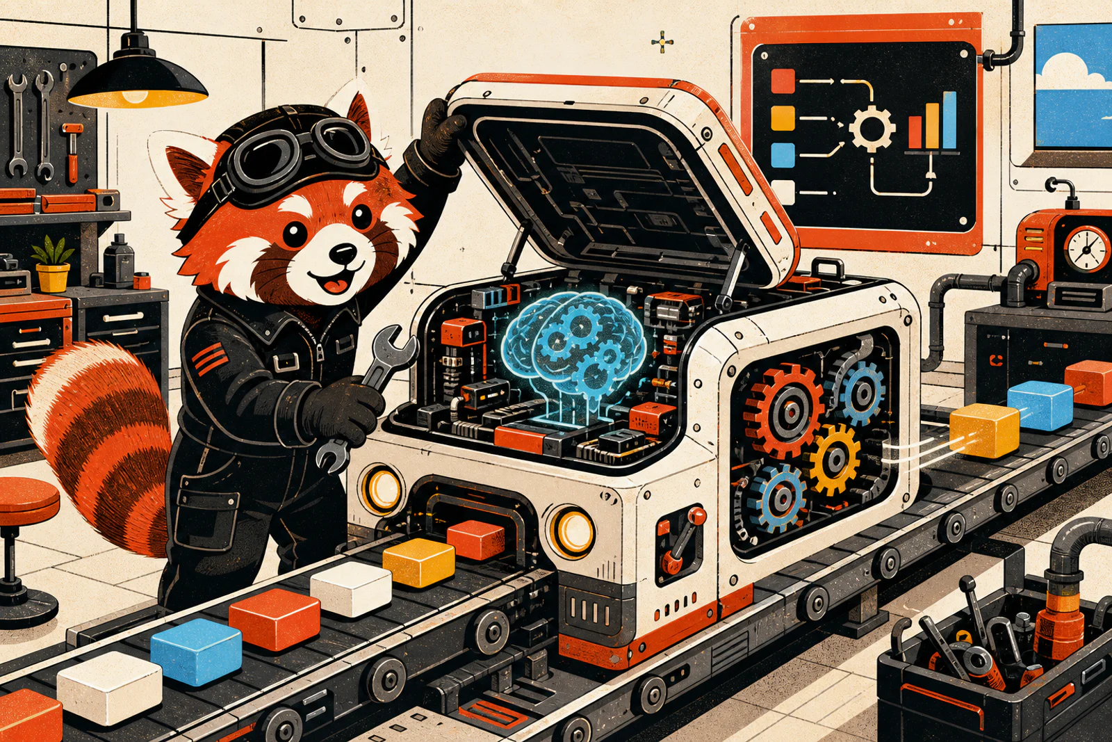 The AI Learning Garage artwork